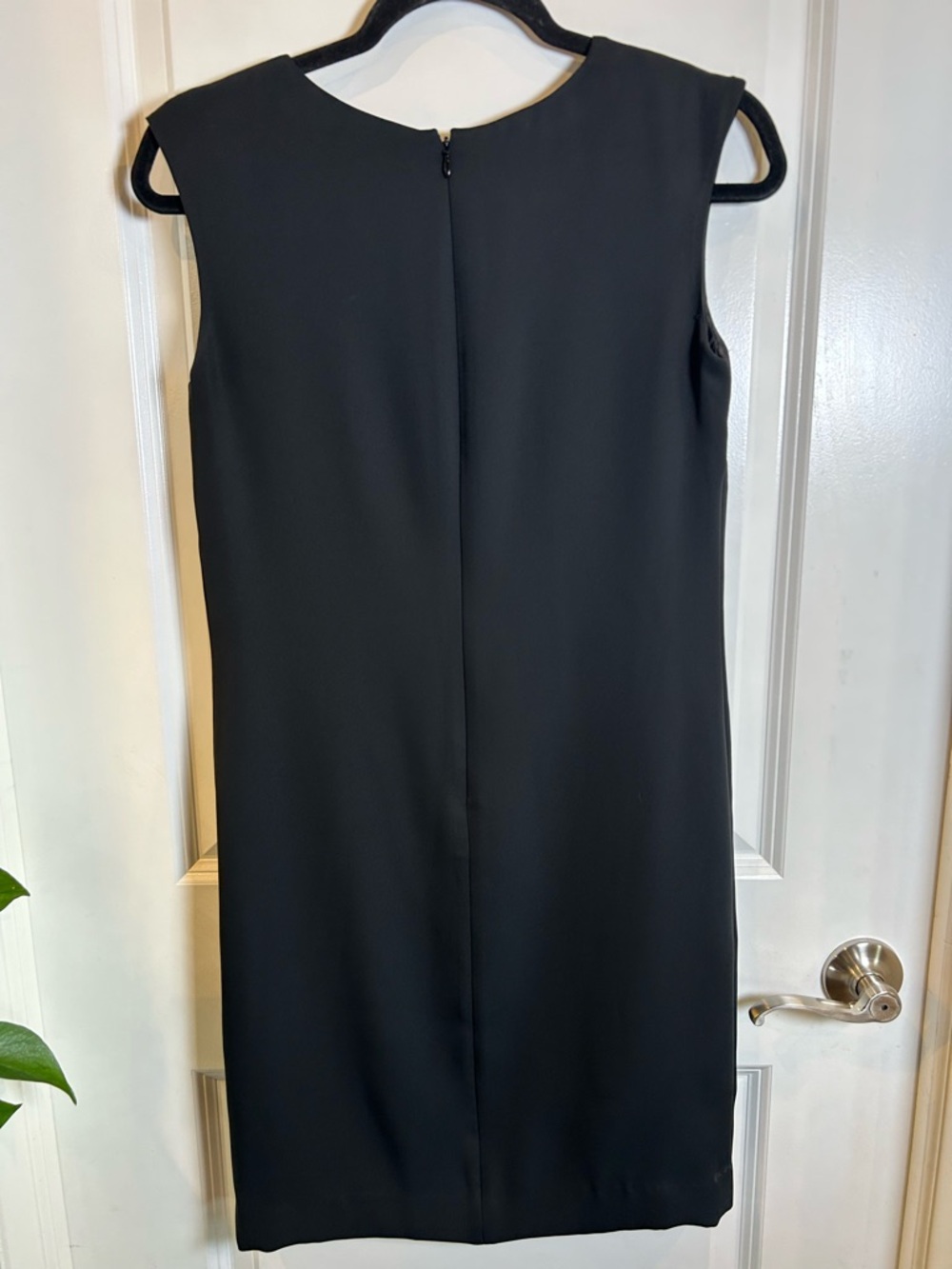 Polo by Ralph Lauren Black Sleeveless V-Neck Shift Dress Size 2 - Picture 7 of 9